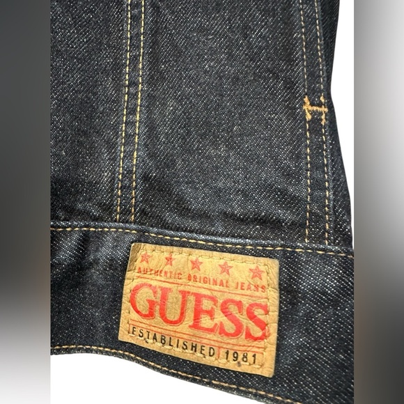 Guess denim jacket men's size 3XL - Picture 2 of 10
